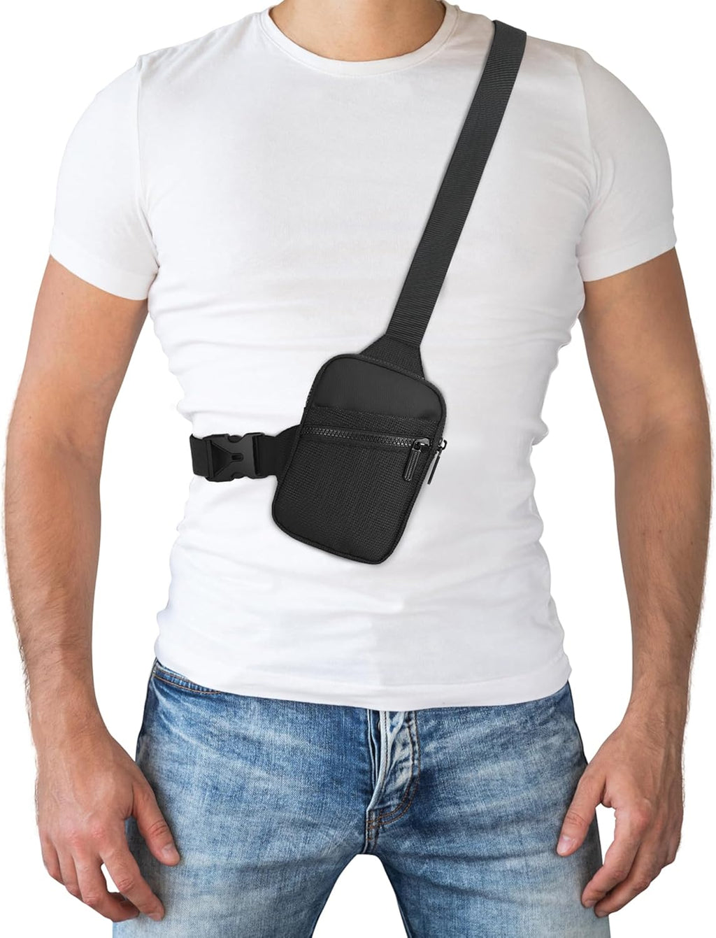 Peicees Mini Sling Bag - X-Small Crossbody Bag for Travel | Stylish Shoulder Bag for Men & Women