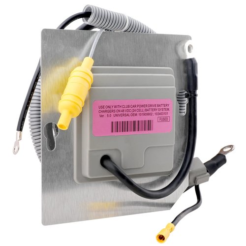 Roykaw Club Car DS On Board Computer OBC for 48 Volt Regen II, IQ 10 Golf Cart Models with Square 6 Pin Plug, Replaces OEM # 101909902, 102852001, 103359401, 103403101, AM1229201