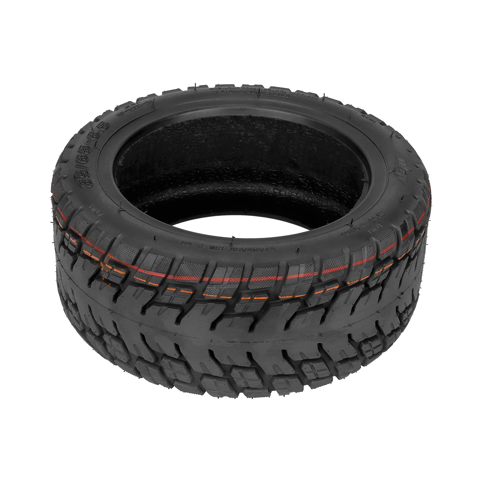 ZAITUO 10" 85/65-6.5 Rubber Explosion-proof Tubeless Tire 10-inch Replacement for Ninebot Segway Self-Balancing Scooter, Xiaomi Mini Pro, GOTRAX GX2 Hoverboard Electric Scooter Tyre Wheel Parts (2)