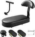 Zacro Kids Bike Seat - Comfortable Rear Seat with Backrest & Safety Armrests | For Children Over 5 Years Old