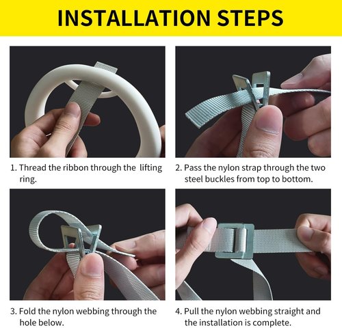 Gymnastic Rings by [Brand Name] - Adjustable Strength Training Rings for Adults & Kids | Anti-Slip Design
