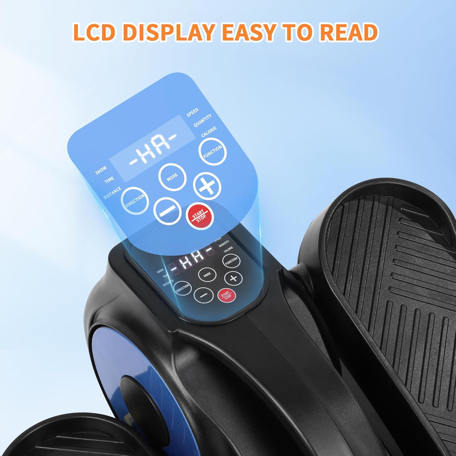 Under Desk Elliptical Machine by [Brand Name] - Portable Leg Exerciser with 12 Speeds & Modes | Ideal for Seniors