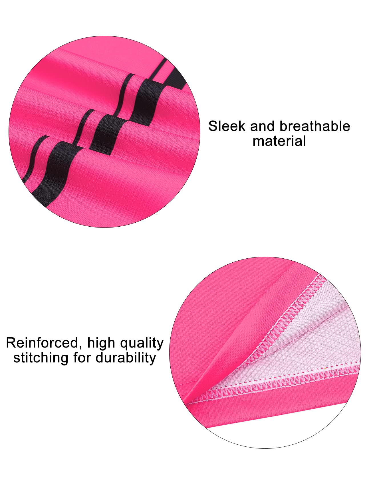 FitsT4 Sports Pro Soccer Referee Jersey Short Sleeve Ref Shirts New-Pink Medium