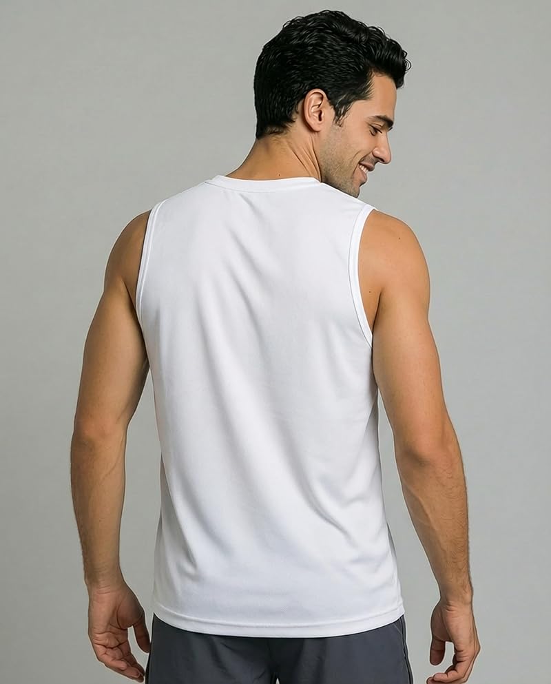 5 Pack Men's Mesh Tank Tops Set 2+ Large Variation – Athletic Sleeveless Gym Shirts