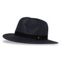 Sunday Afternoons Havana Cuban Fedora Hat for Men and Women - UPF 50+ Sun Protection Men's Straw Summer Hat, Navy, Medium