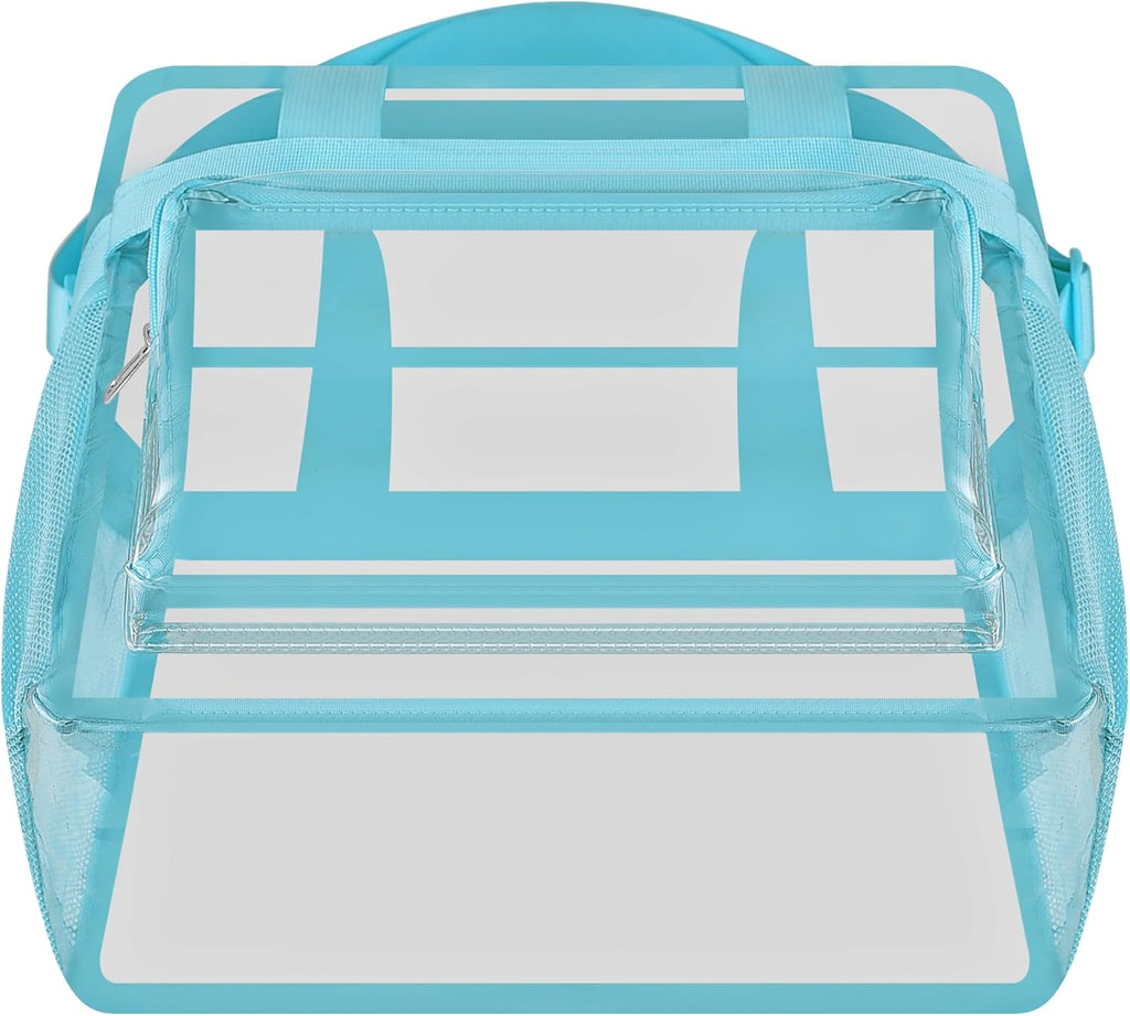 XCU Clear Stadium Bag - Approved 12x6x12 Clear Tote for Events, Work, Sports & Concerts
