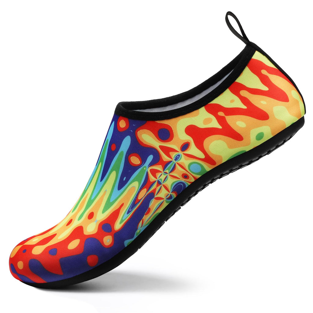 Water Shoes for Women Men Quick-Dry Aqua Socks Swim Beach Barefoot Yoga Exercise Wear Sport Accessories Pool Camping Must Haves Adult Youth Size 8.5-9.5Women/7.5-8.5Men