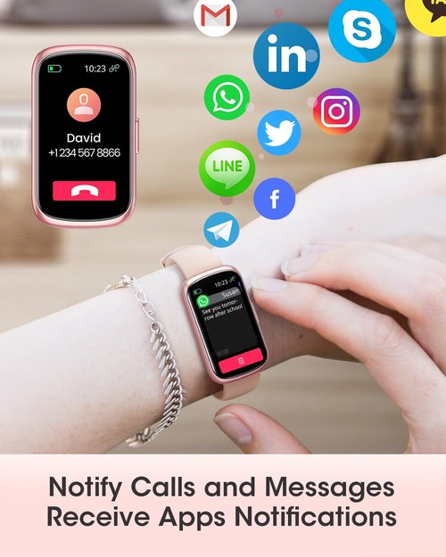 DEKELIFE Health Fitness Tracker, Smart Watches for Women with 24/7 Heart Rate,Sleep Tracker, 20+ Sport Modes Fitness Watches for Women, Smart Watch for Phones, IP68 Step Tracker, Pedometer Watch