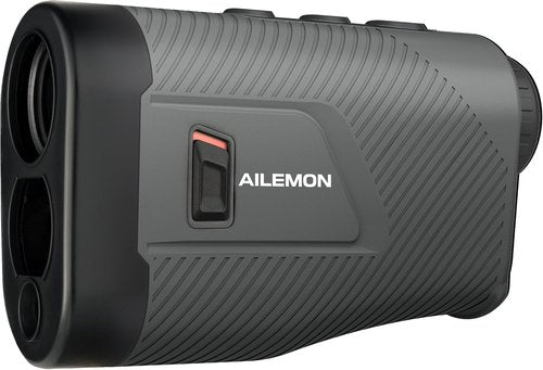 AILEMON Golf Rangefinder - 900 Yards Range Finder with Slope Switch & 6X Magnification | Black/Gray