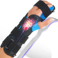 FEATOL Resting Hand Splint - Night Immobilizer for Pain Relief & Support | Left Small for Carpal Tunnel & Arthritis