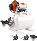 SEAFLO Marine Water Pump - 12V DC 60 PSI 5.5 GPM with 2 Gallon Accumulator Tank | Quiet Operation & 4-Year Warranty