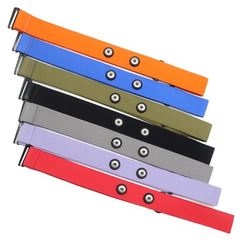 Comfortable Heart Rate Chest Replacement Strap for Polar H10 H9 Garmin Wahoo Coospo PowrLab Fitcent Magene MOOFIT IGPSPORT (Red)