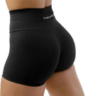 Gymreapers Seamless Athletic Shorts for Women - Squat Proof, High Waisted Glute Scrunch, Quick Drying