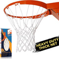 Premium Quality Basketball Net Replacement - Heavy Duty, All-Weather Design for Standard 12 Loop Rims