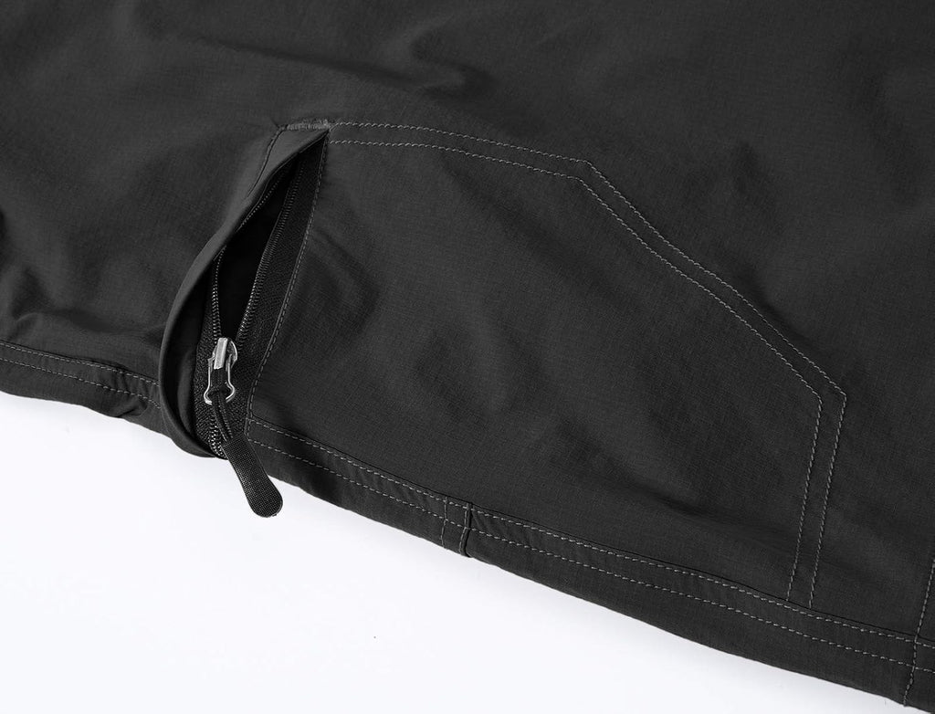 BASUDAM Men's Cargo Hiking Shorts - Lightweight, Quick-Dry Fabric with 6 Pockets for Camping & Travel