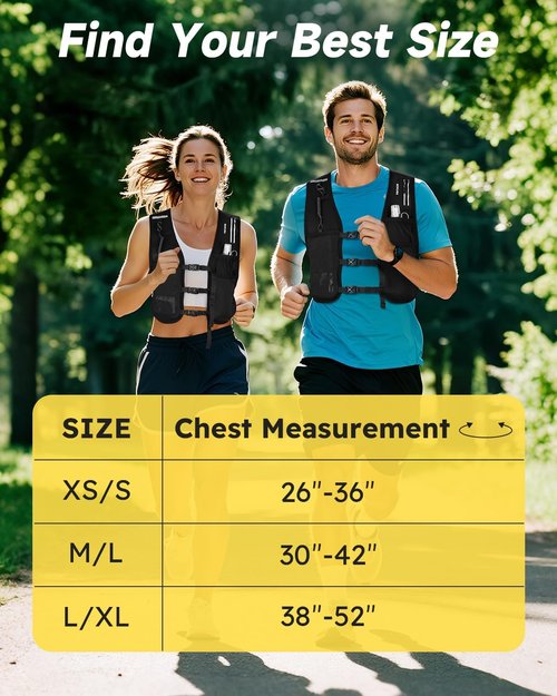 MOKURA Lightweight Hydration Running Vest - 500ML Soft Flask & Phone Holder - Adjustable & Reflective