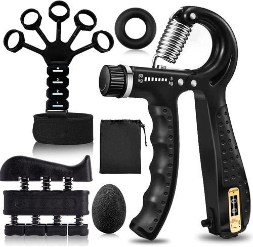 Grip Trainers - Forearm Strengtheners & Finger Trainers for Enhanced Grip | 5-Pack Set