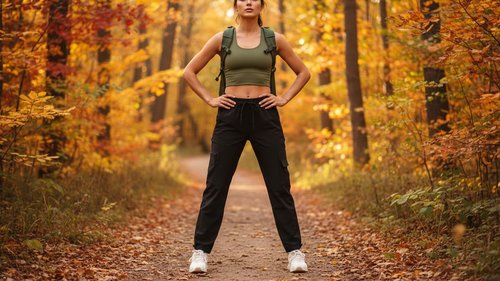 bepopotan Quick Dry Women's Cargo Pants with Pockets Lightweight Hiking Joggers for Workout Athletic Casual Outdoor Camping(Black M)