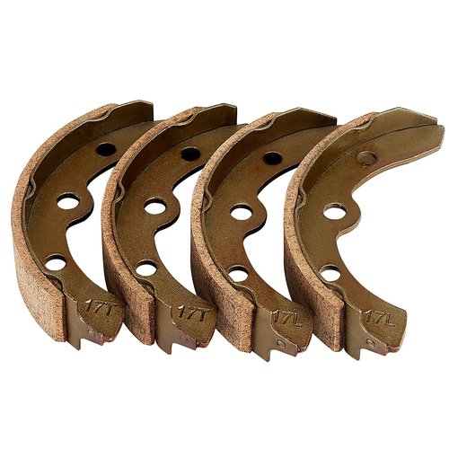 10L0L Golf Cart Brake Shoes for Club Car DS 1995-up, Club Car Precedent 2004-up, for Yamaha G1 G2 G8 G9, for EZGO 1986.5-1996, OEM 1018232-01 (2 Short & 2 Long)