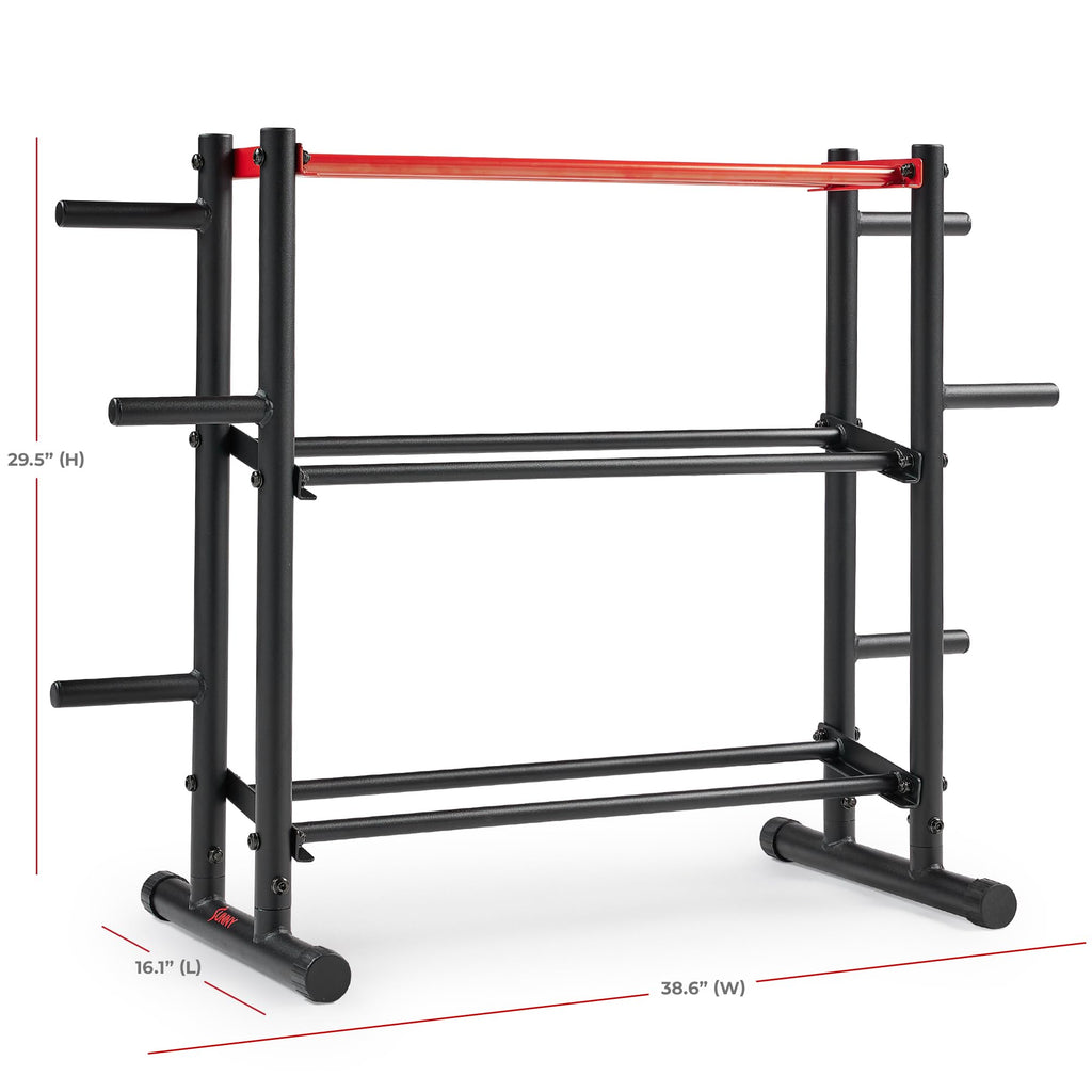 Sunny Health & Fitness Multi-Weight Storage Rack Stand - SF-XF921036