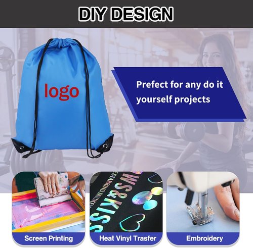 COIDEA Drawstring Backpack 20Pcs Drawstring Bags, Draw String Back Bag Drawstring Bags Bulk for Sports, Gym, Travel, Swimming, Beach (10 Colors)