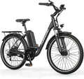 Funhang Electric Bike - 26" City Cruiser Ebike with 1000W Motor, 50 Miles Range, 7-Speed, Adjustable Stem
