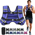BAGAIL Comfort-Fit Weighted Vest for Woman, Even Weight Distribution, Faster Weight Loss, No-Chafe or Bounce for Walking & Running with Detachable Phone Pouch & Reflective Stripes (Available 5-30lbs)