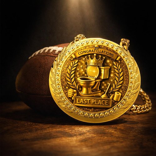 Goat Medal Champion Chain - Sports Award Medal for Football, Soccer & Basketball | Fun Trophy for All Ages