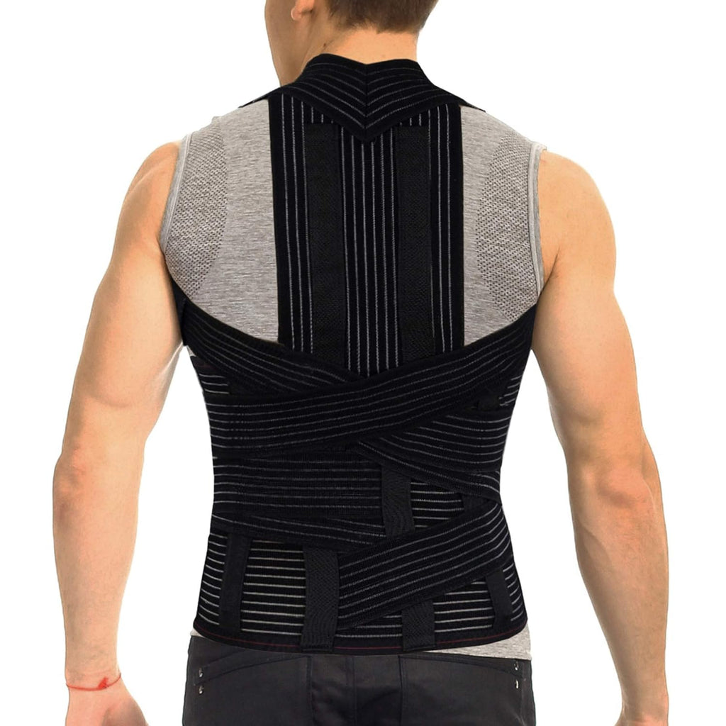 ORTONYX TLSO Full Back Support Brace - Lightweight & Breathable Pain Relief for Thoracic Kyphosis & Herniated Disc | ACHB5248-S