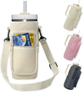 Skiennix Water Bottle Holder - Insulated Crossbody Sling Bag with Phone Pocket for Hiking & Camping