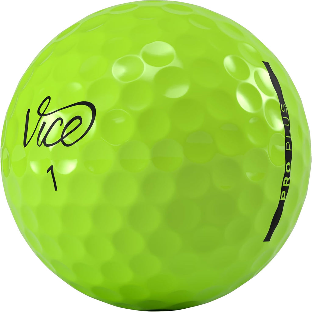 Vice Pro Plus Golf Balls - High-Performance Design for Maximum Distance | White Color