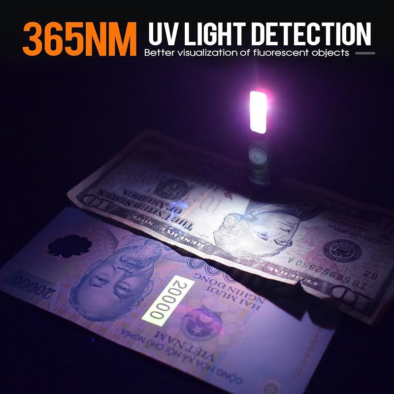 S15PRO Rechargeable Keychain Flashlight 750 Lumen with COB – Green (Variation of THIS listing)