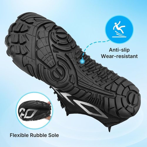 **Skiennix Barefoot Water Shoes - Comfortable Aqua Socks for Hiking, Swimming & Beach Activities | Wide Toe Box**
