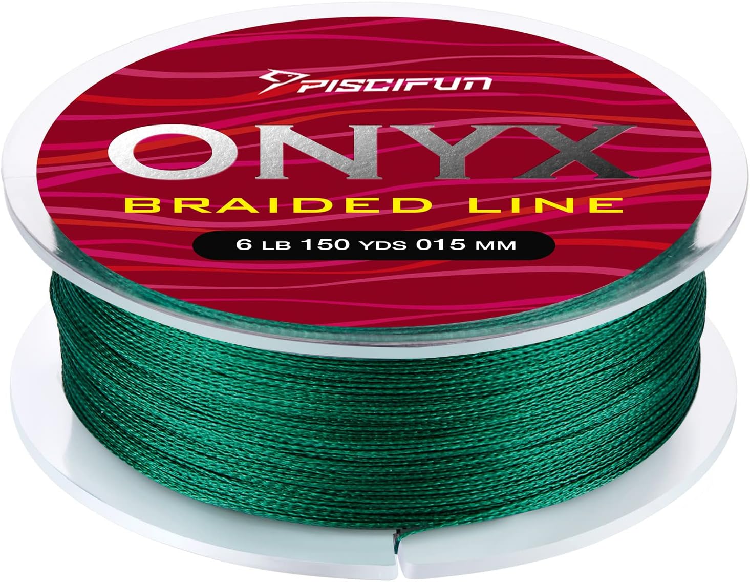 Piscifun Onyx Braided Fishing Line - Super Strong, Abrasion Resistant, Zero Stretch | 6lb-150lb Options