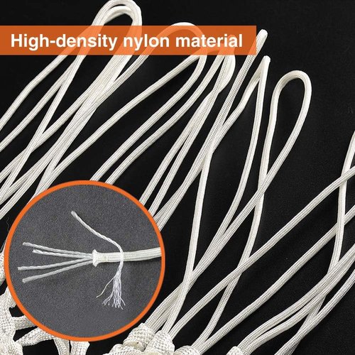 Katop Heavy Duty Basketball Net - All-Weather Thick Replacement Net with 12 Loops (White)