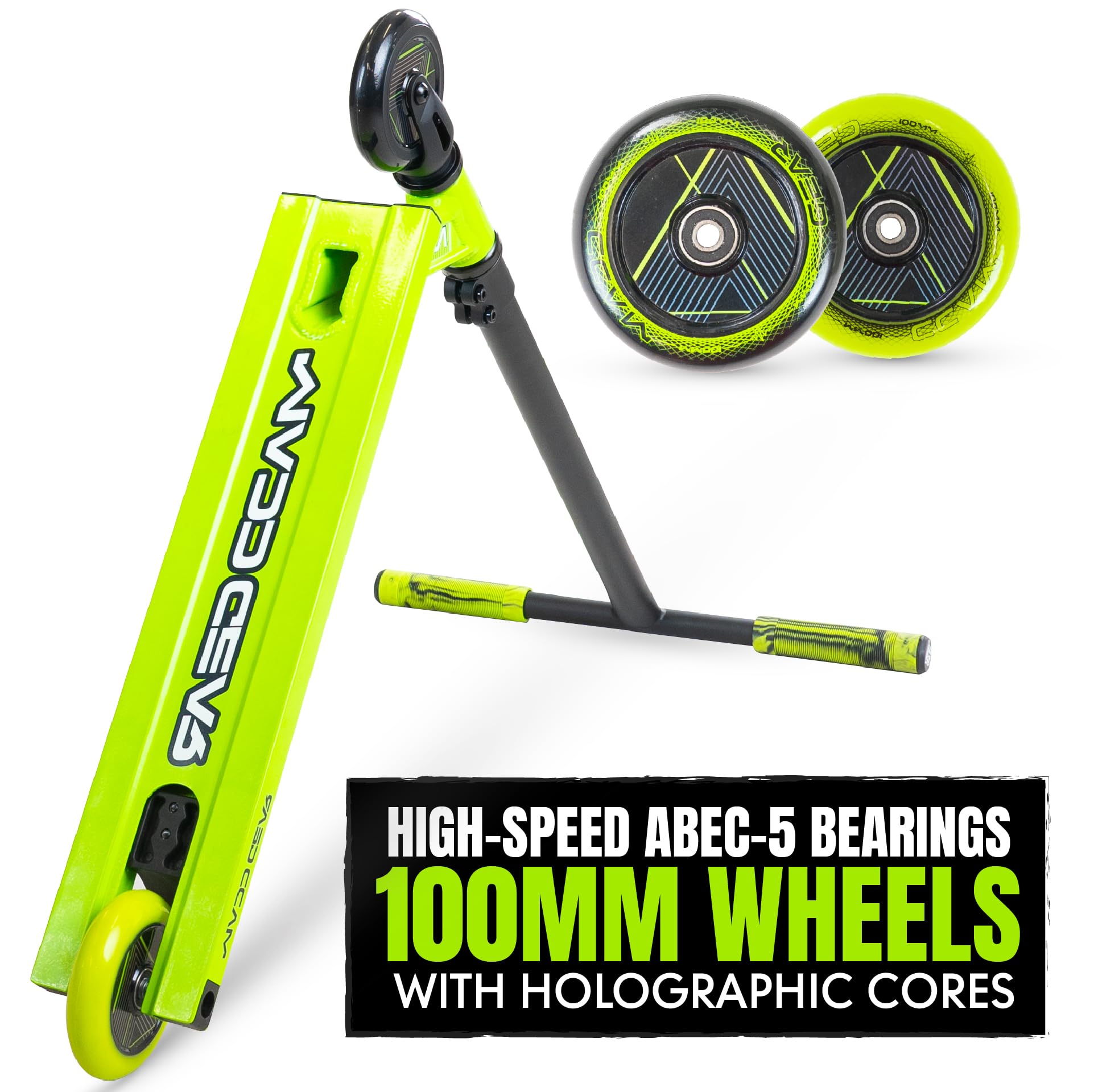 Pro Stunt Scooter - Lightweight Durable Trick Scooter for Skatepark and Street – Easy Assembly – Madd Gear MG1