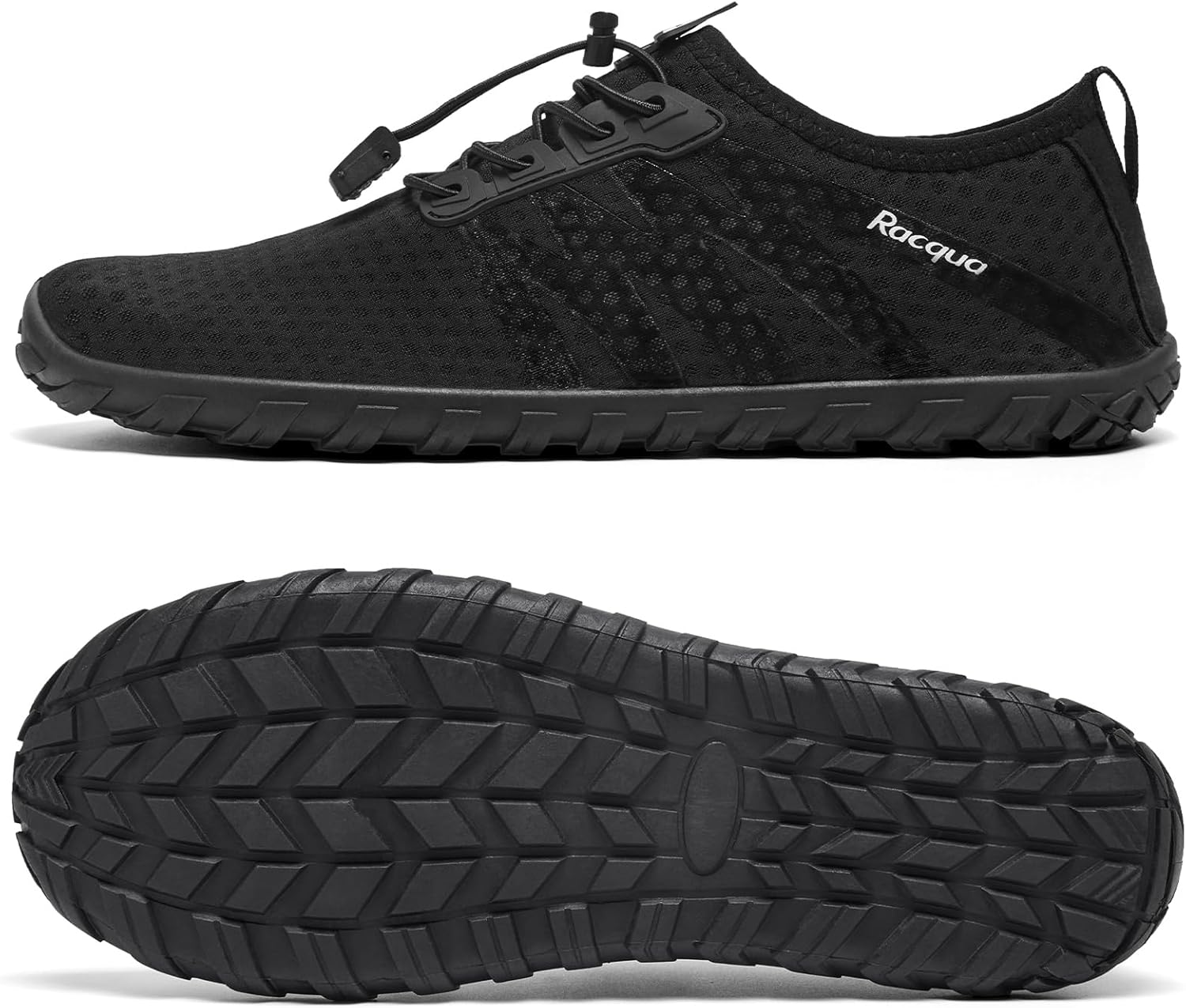 Racqua Water Shoes - Quick Dry Barefoot Swim Shoes for Men & Women | Lightweight Aqua Footwear