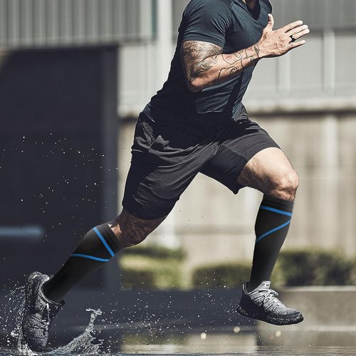 Fenglaoda Compression Socks - 20-30 mmHg Knee High Support for Men & Women | Ideal for Nurses, Pregnant, Athletes