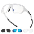 VIKISOIO Polarized Driving Glasses, 3 Interchangeable Lenses, Sport Goggles for Car, Motorcycle, Sport Sunglasses for Men Women