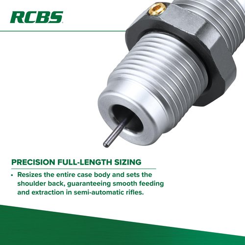 RCBS Small Base Die Set .308 Win, Reloading Die Set for Semi-Automatic Rifles, Ensures Reliable Chambering