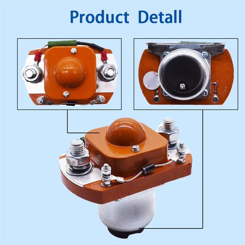 Autoparts Contactor Solenoid Replacement for Heavy Duty Golf Cart 48V MZJ-400A 400A