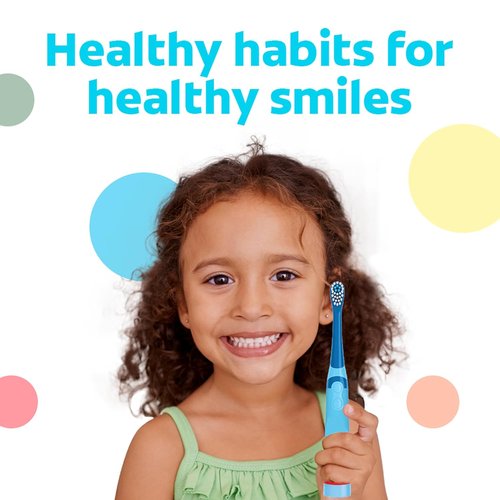 Colgate Kids Vibrating Toothbrush - Bluey Design for Fun Oral Care | 1 Pack
