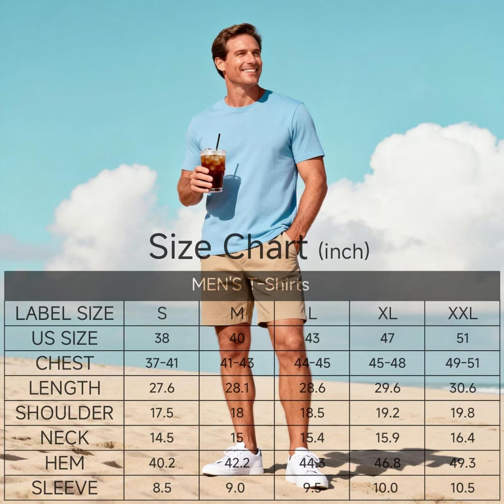Silenroar Men's Crewneck T-Shirts - Soft Basic Tees in Relaxed Fit | Comfortable Everyday Wear