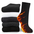 VoJoPi Wool Winter Socks for Women, 5 Pairs Cozy Warm Hiking Crew Ladies Soft Comfy Thermal Work Walking Boot Socks.