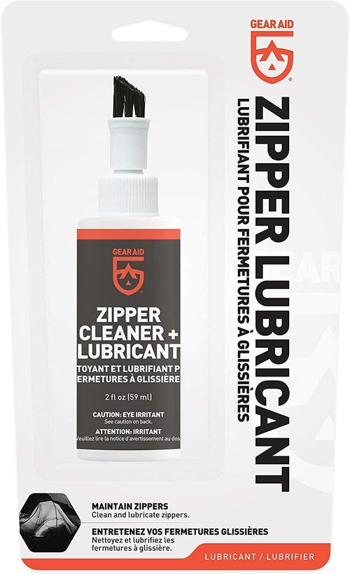 GEAR AID Zipper Cleaner and Lubricant for Wetsuits, Tents and Bags, 2 fl oz