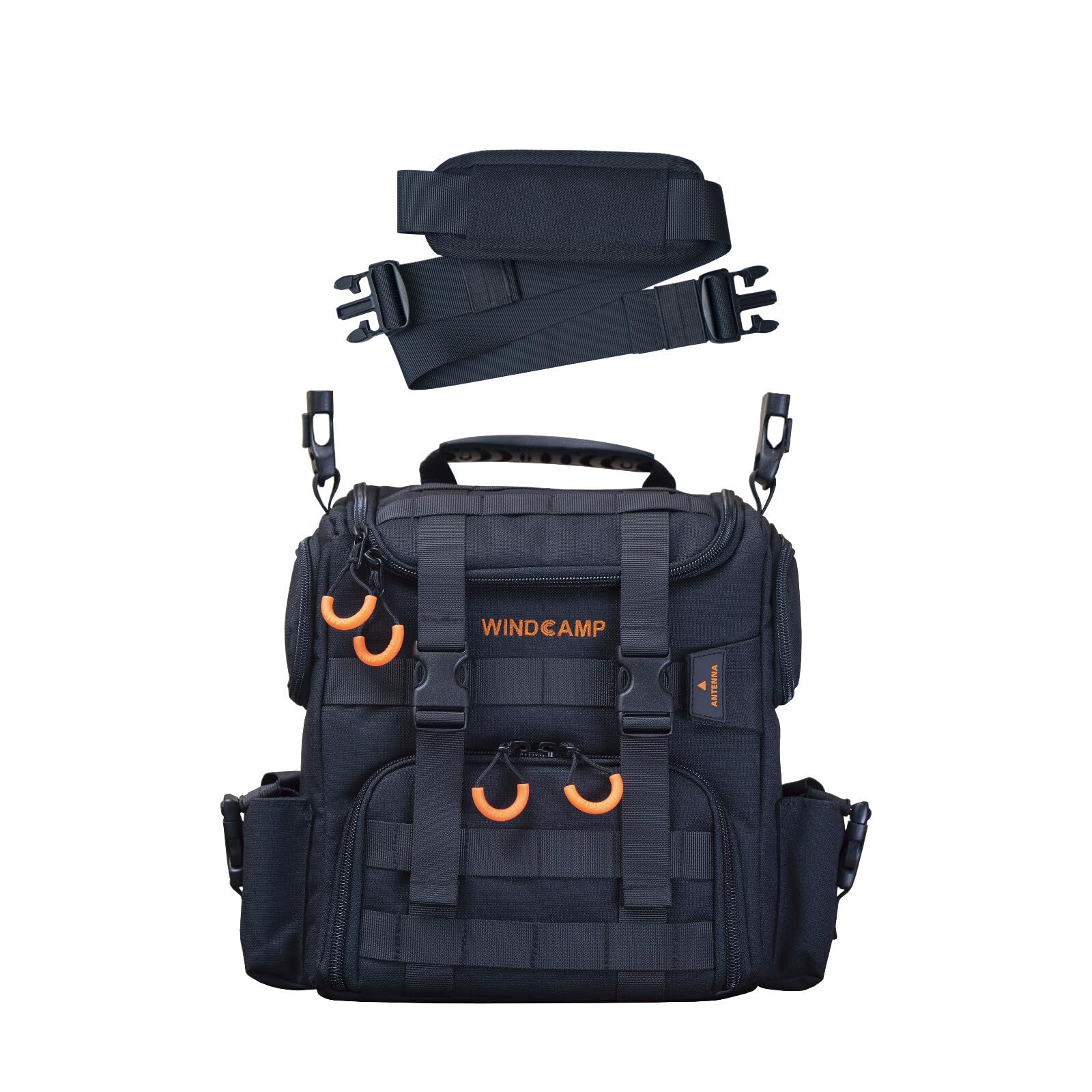 PQIQP WINDCAMP 705 Radio Handbag for ICOM IC-705 FTX-1F Field Pack Compatible with LC-192 GO box Carry Bag Shoulder Bag