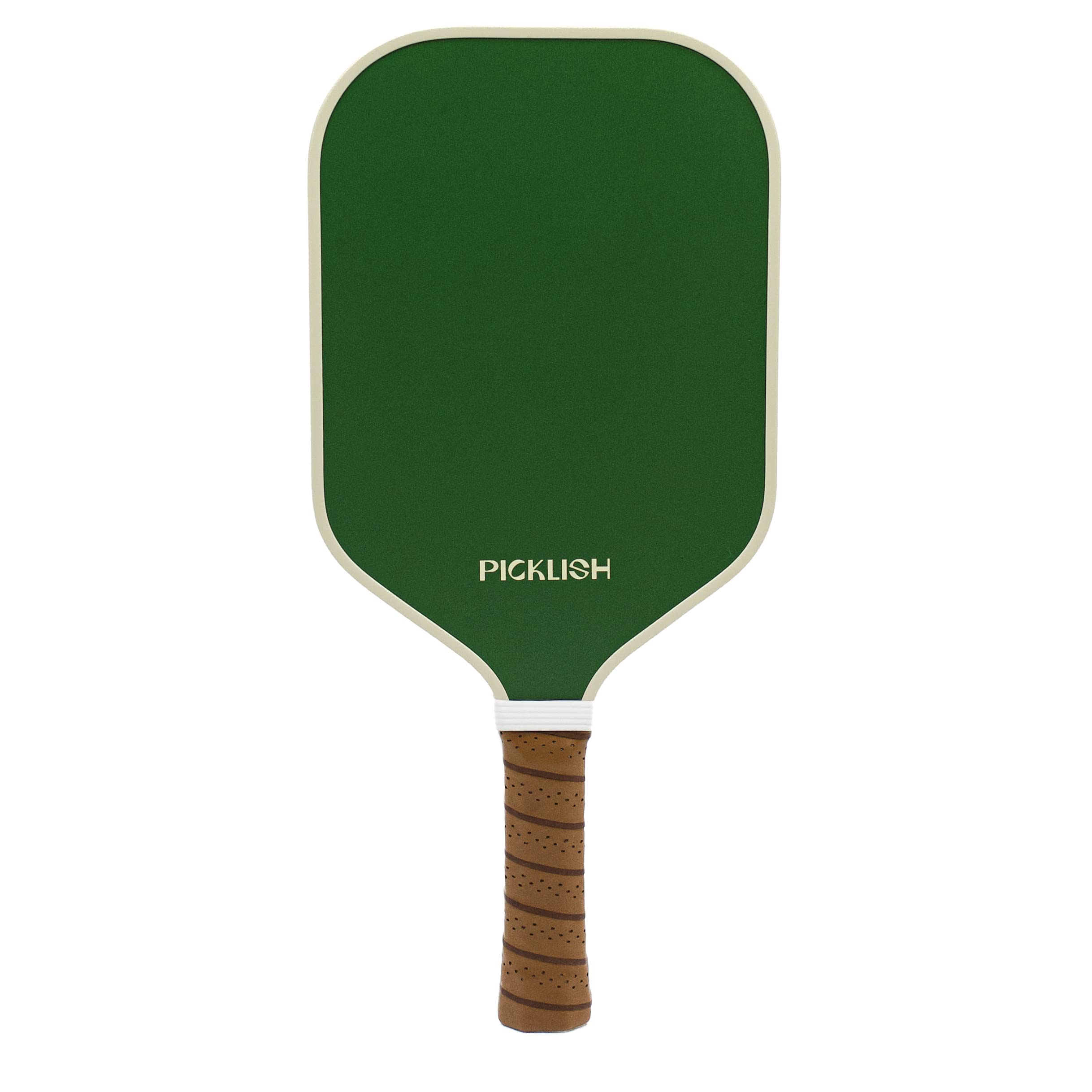 Picklish Pickleball Pickle Paddle | Luxury, Stylish, Fiberglass Surface with High Grit and Spin, Extended Handle, 11mm (Picklish Pickle)