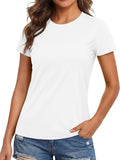 MAGCOMSEN Women's Athletic Workout Tops - UPF 50+ Quick-Dry Short Sleeve Rash Guard
