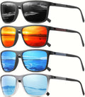 Polarized Sunglasses for Men - Classic Lightweight UV Protection for Driving, Fishing & Golf