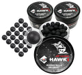 Hawki .43 Cal Training Rubber Balls for Paintball Guns 300 Pack (Black)